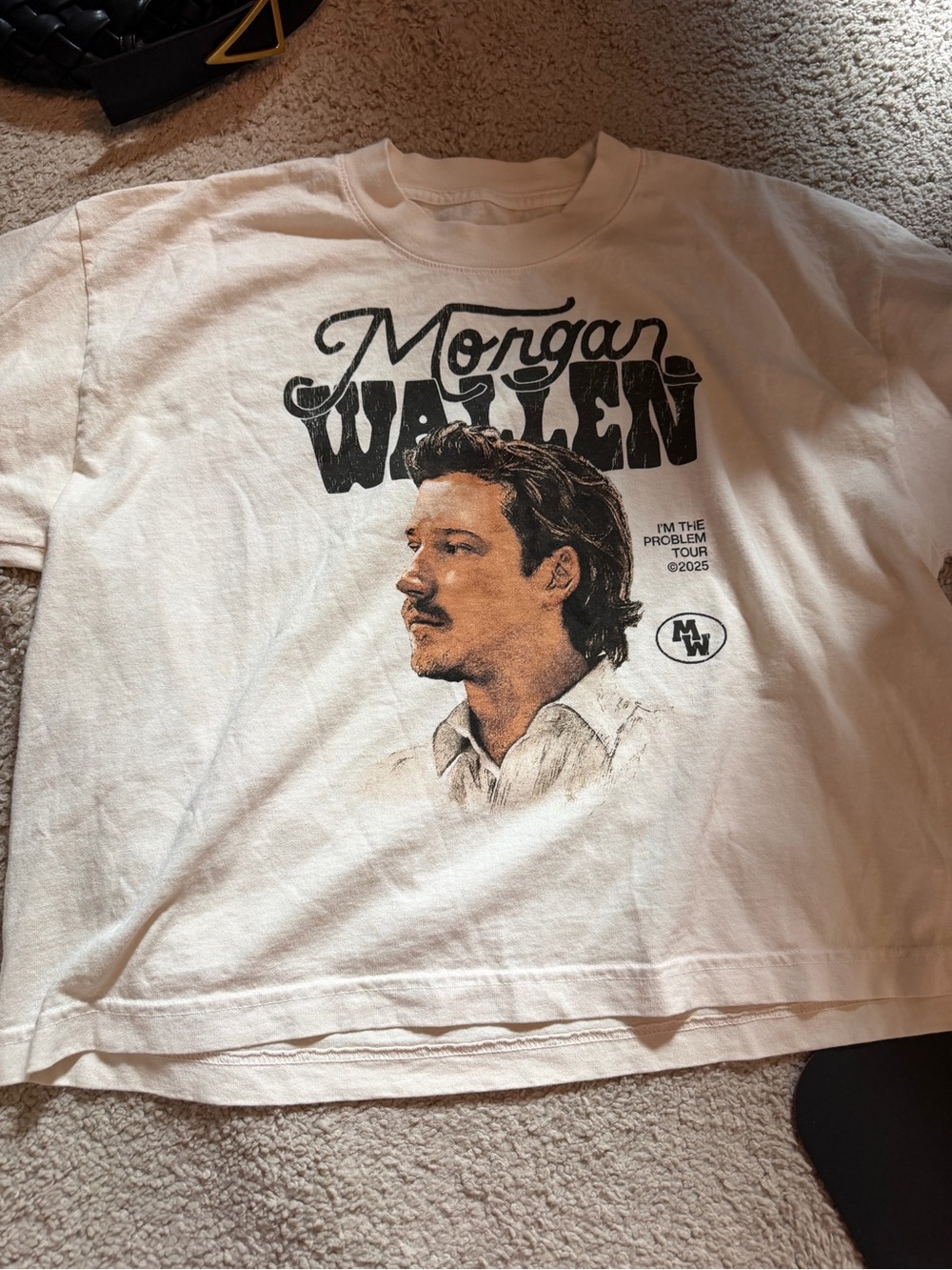 Morgan Wallen White Graphic Short-Sleeve concert Tour Tee
